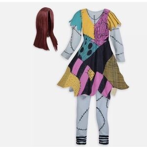 Disney Nightmare Before Christmas Sally 3 Piece Costume NWT Size Kids 7/8